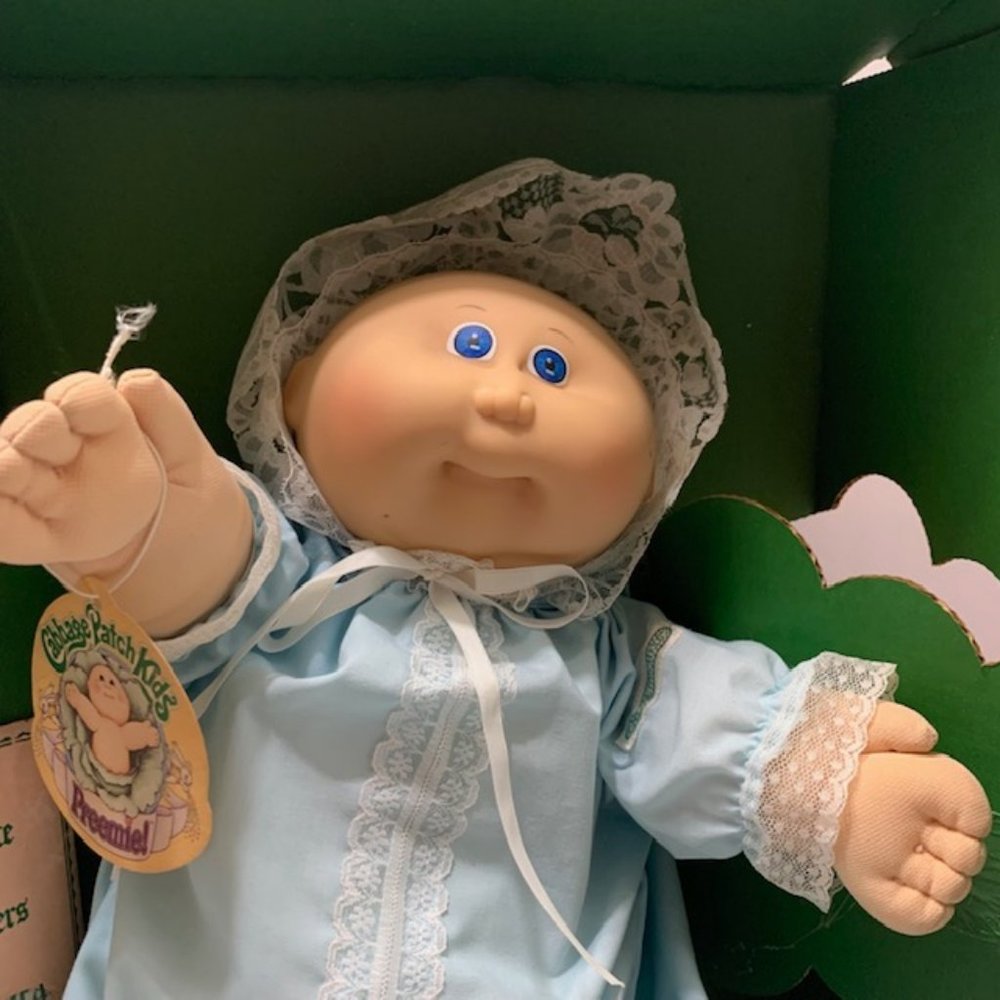 Vintage Preemie Cabbage Patch Kids Doll, Coleco,  #3870 Thelma Kaye - Picture 2 of 4
